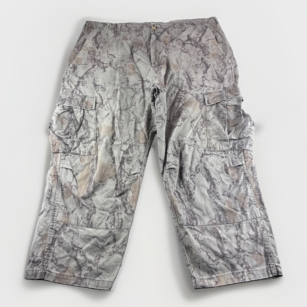 Natural Gear Cargo Pants Mens XL Camo Hunting Utility Pockets Outdoors 40x27